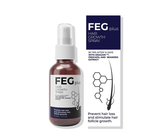 FEG Plus Hair Growth Spray – Fast Hair Regrowth  Men & Women