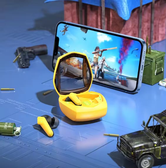 HOCCO EW28 Gaming Earbuds – صوت قوي و Ultra-Low Latency | True Wireless Bluetooth 5.3 Earphones