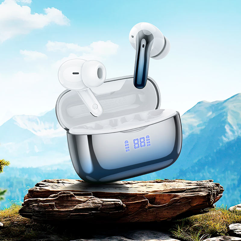 Hocco Shine True Wireless Earbuds (EQ16) – صوت نقي و Bass قوي | Bluetooth 5.3 | Long Battery Life