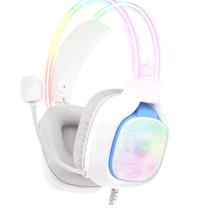 Smart Audiophile Gaming Headphone – صوت احترافي و Bass قوي | RGB Lights | Noise Cancelling Mic