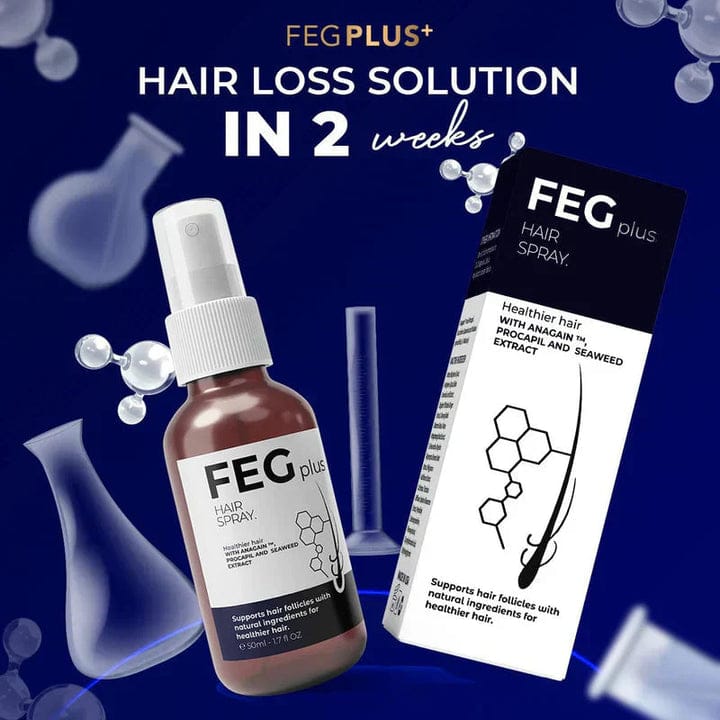 FEG Plus Hair Growth Spray – Fast Hair Regrowth  Men & Women